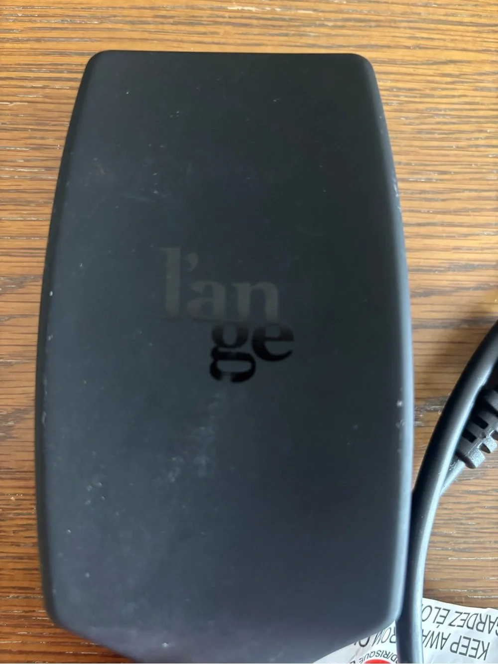 Lange Electric Paddle Straightening Brush - Black